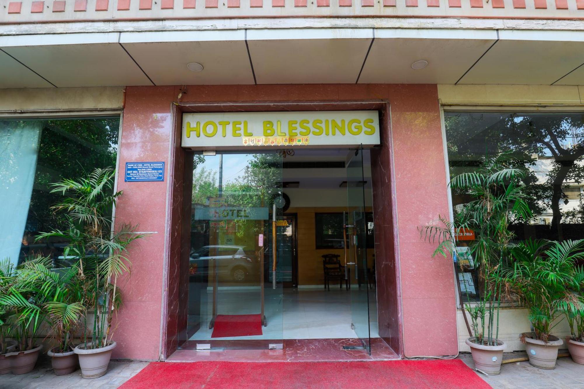 Hotel Blessings Paharganj Eksteriør billede